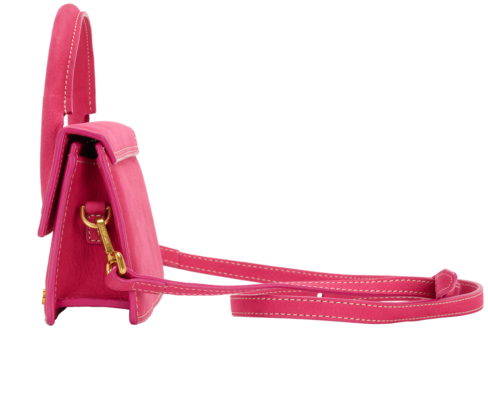 The Long Chiquito, &pound;320, Handbags, Pink, Leather, Bottom view